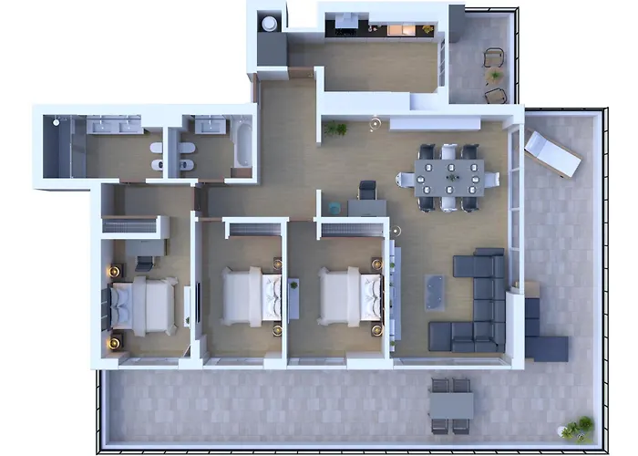 Appartement Sunscape Rocha Prime - Oceanview - Wifi - Parking