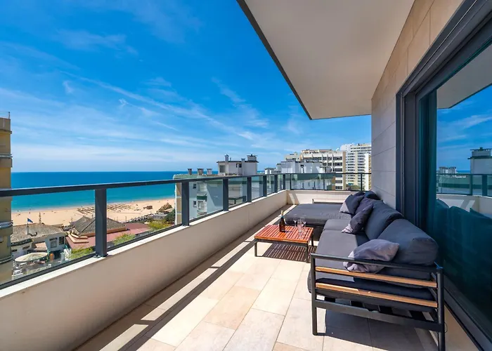 Sunscape Rocha Prime - Oceanview - Wifi - Parking Apartament Portimão