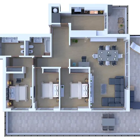 Sunscape Rocha Prime - Oceanview - Wifi - Parking Apartment *